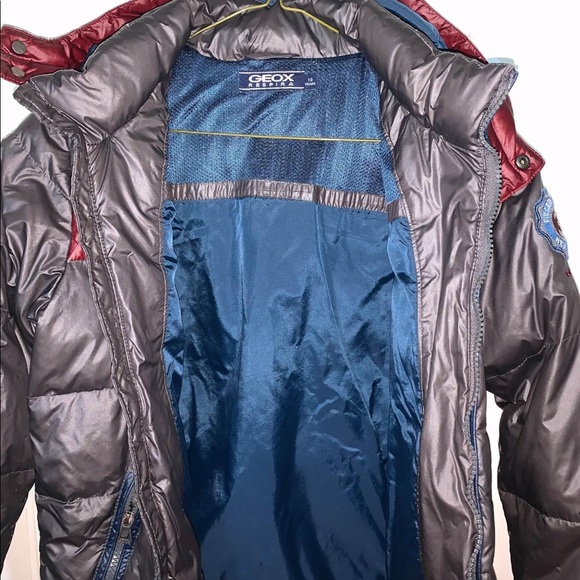 Boys Geox  down filled coat - Picture 3 of 5